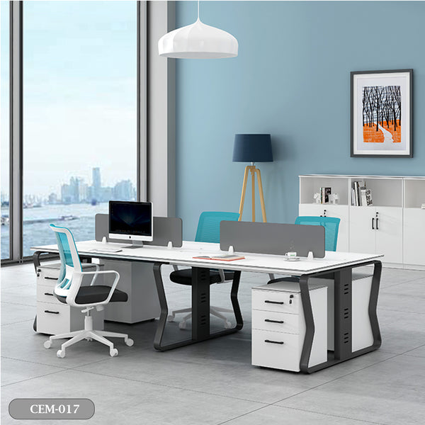 Spanish MDF wooden workstation  - CEM-017