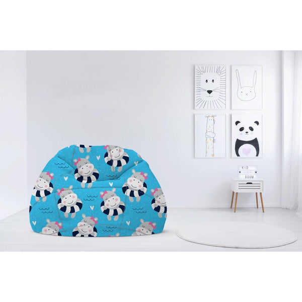 Children's plush bean bag with linen -PRV-072