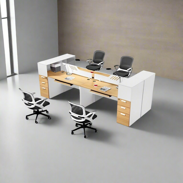 Spanish MDF wood workstation - CEM-002