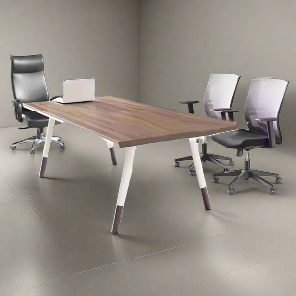 Meeting table - 240x120 - Spanish MDF wood with metal chassis - CEM-053