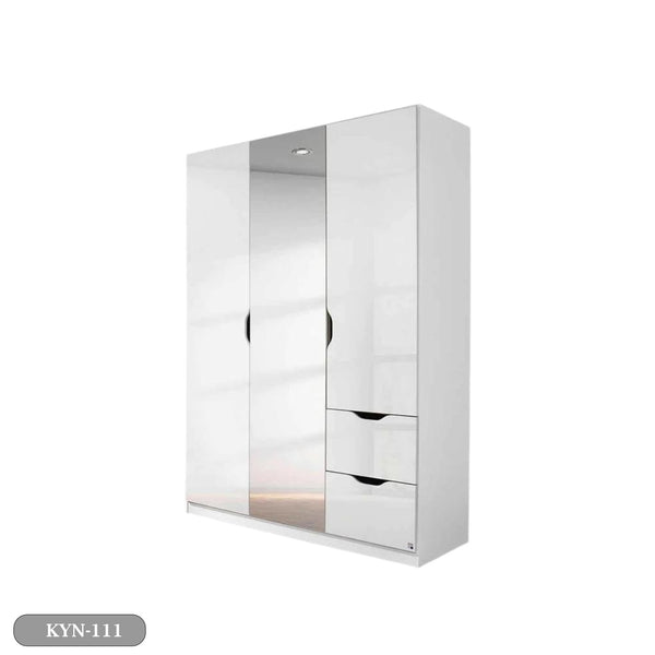 MDF wood wardrobe with melamine layer - KYN-111