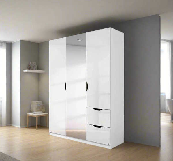 MDF wood wardrobe with melamine layer - KYN-111