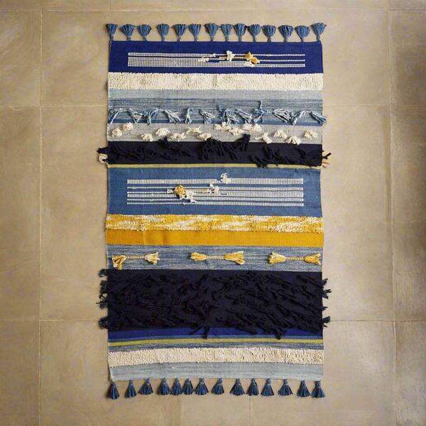 Handmade pure wool rug - 200x150cm - LUS-226