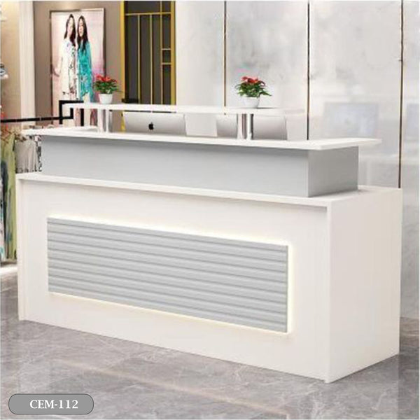 Reception desk - Reception Counter - Spanish MDF wood - CEM-112