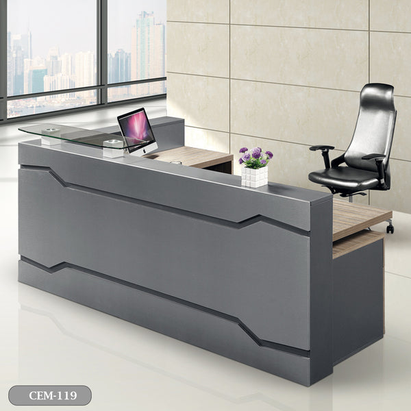 Reception desk - Reception Counter - Spanish MDF wood - CEM-119