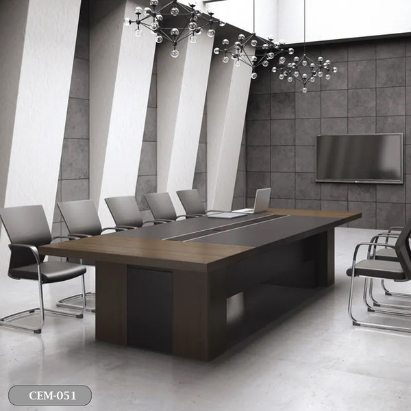 Meeting table - 240x120 - Spanish MDF wood with metal chassis - CEM-051