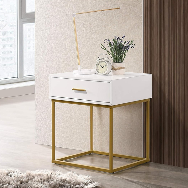 Steel dresser coated – high-quality MDF wood surface – elegant modern design – model ZSL-015