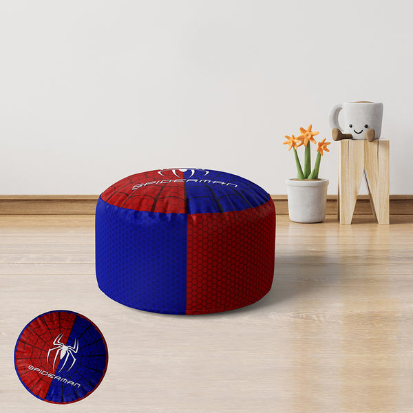 Velvet and linen children's pouf -PRV-224