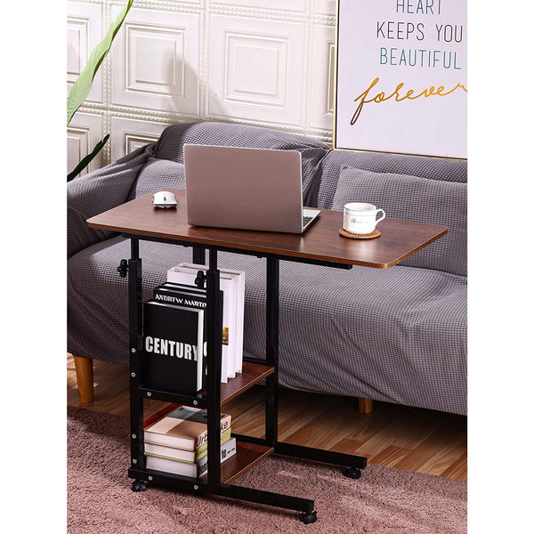 Movable side table with adjustable height - OMM-026