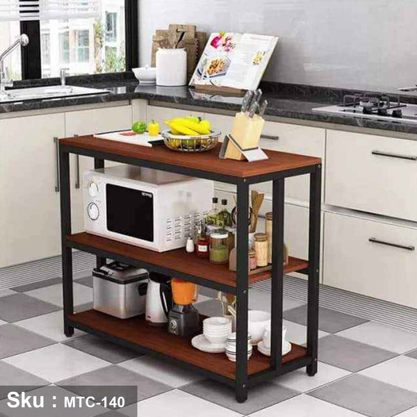 Electrostatic paint metal kitchen storage unit -MTC-140