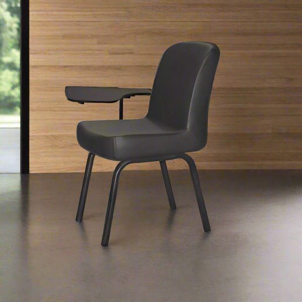 Metal lecture chair - leather - OMD-330