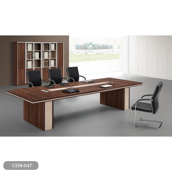 Meeting table - 240x120 - Spanish MDF wood with metal chassis - CEM-047