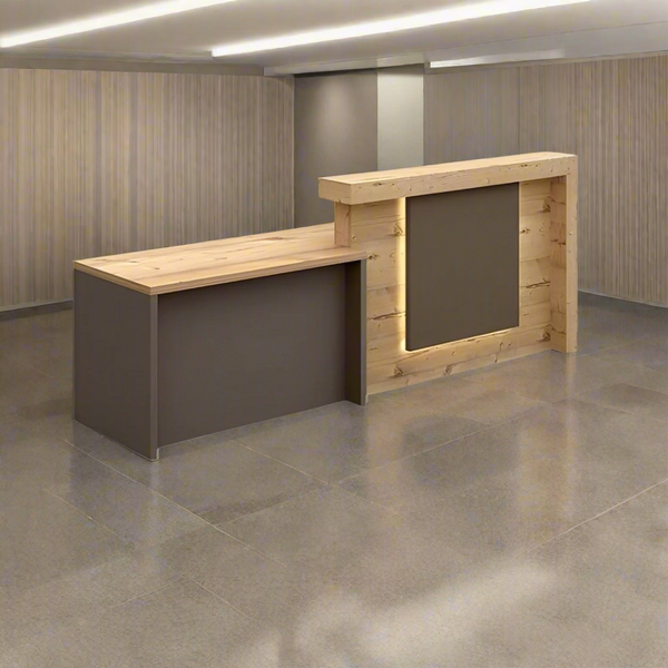 Reception desk - Reception Counter - Spanish MDF wood - CEM-077