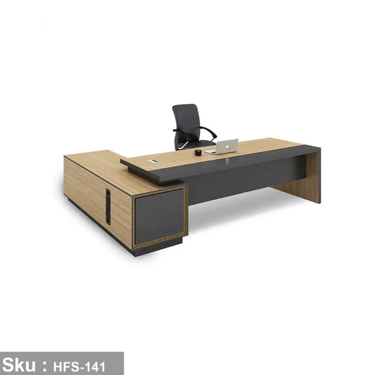 High-Quality MDF Wood Manager's Desk - HFS-141