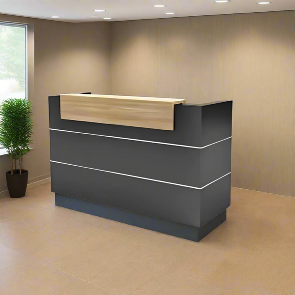 Reception desk - Reception Counter - Spanish MDF wood - CEM-089