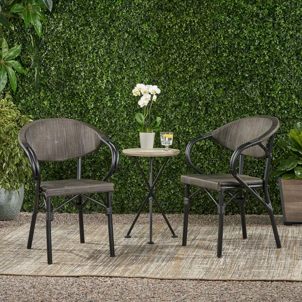 Set of 2 Mesh Chairs 130 for Restaurants and Cafes