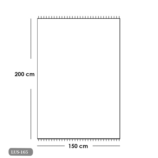 سجادة هاند ميد من الصوف الخالص - 200x150cm - LUS-165