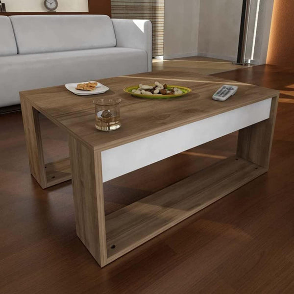 Spanish MDF wood coffee table - 60cmX80cm - ITM-032