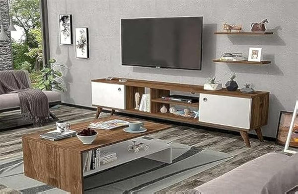 TV table and coffee table made of high-quality MDF wood - HFS-018