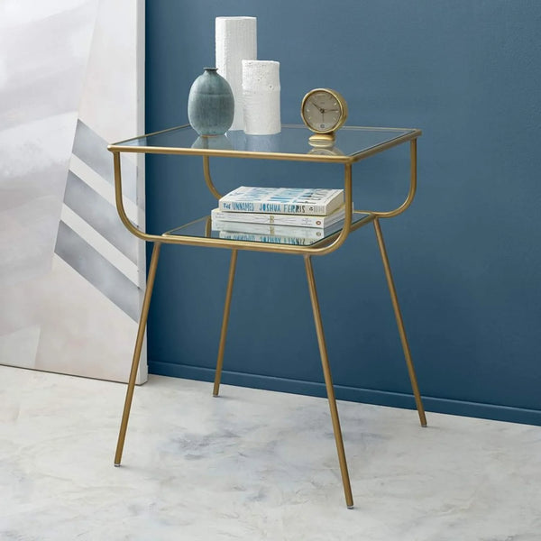 Elizabeth side table, iron, electrostatic paint