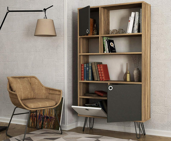 High quality MDF wood bookcase - OUBE-085