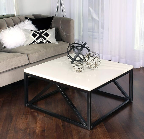 Steel and Wood Coffee Table - SRS-028