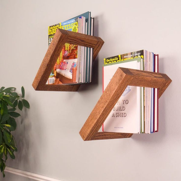 Natural Pine Wood Wall Shelf – Model CHW-102 from Oscar Furniture