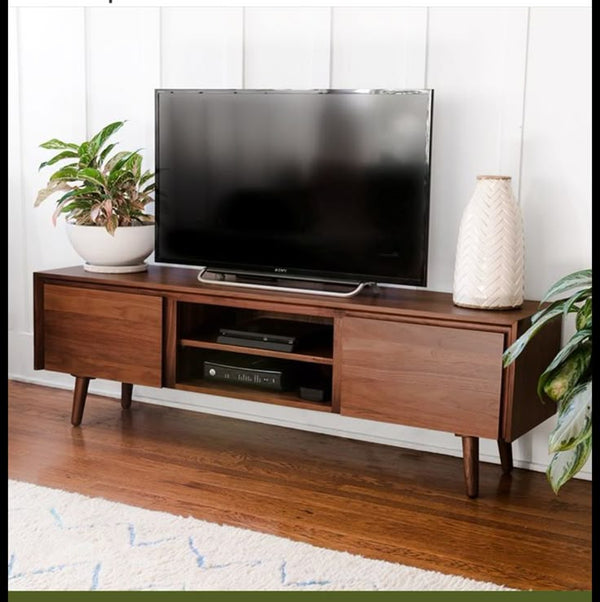 وحدة تلفزيون خشب كونتر بقشرة أرو طبيعي – موديل CHW-154 من أوسكار فرنتشر