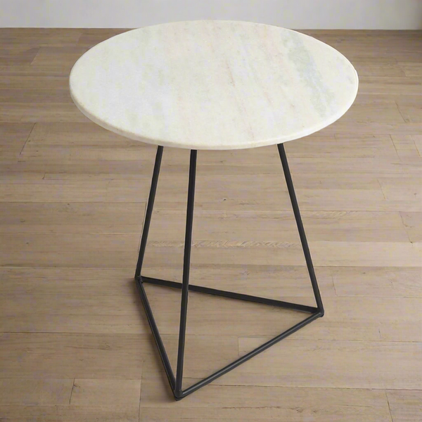 Tamara side table  50 * 40 marble