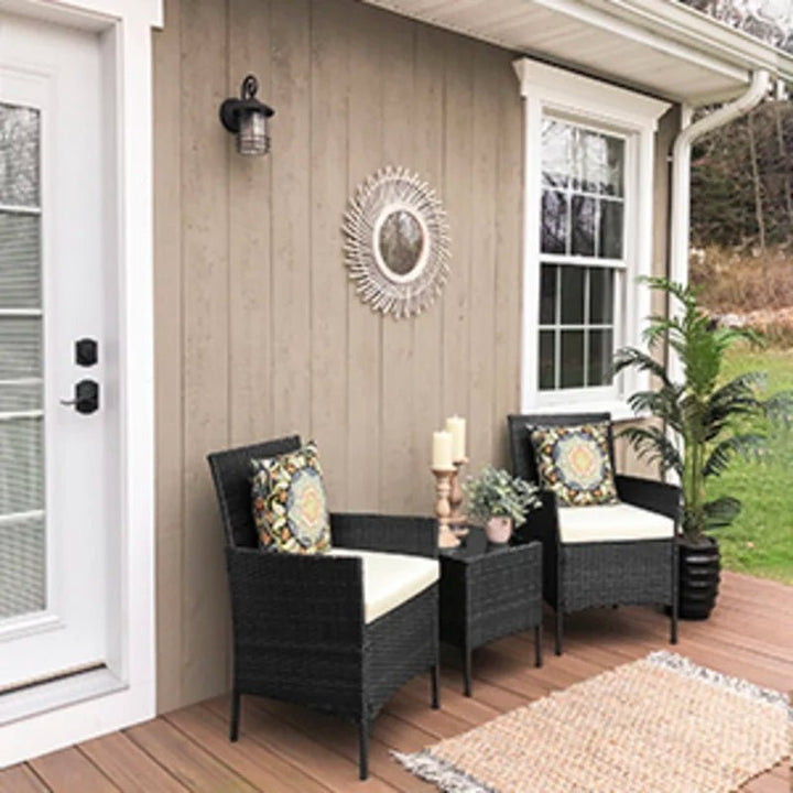 طقم رتان 2 كرسي وترابيزة - اوسكار رتان