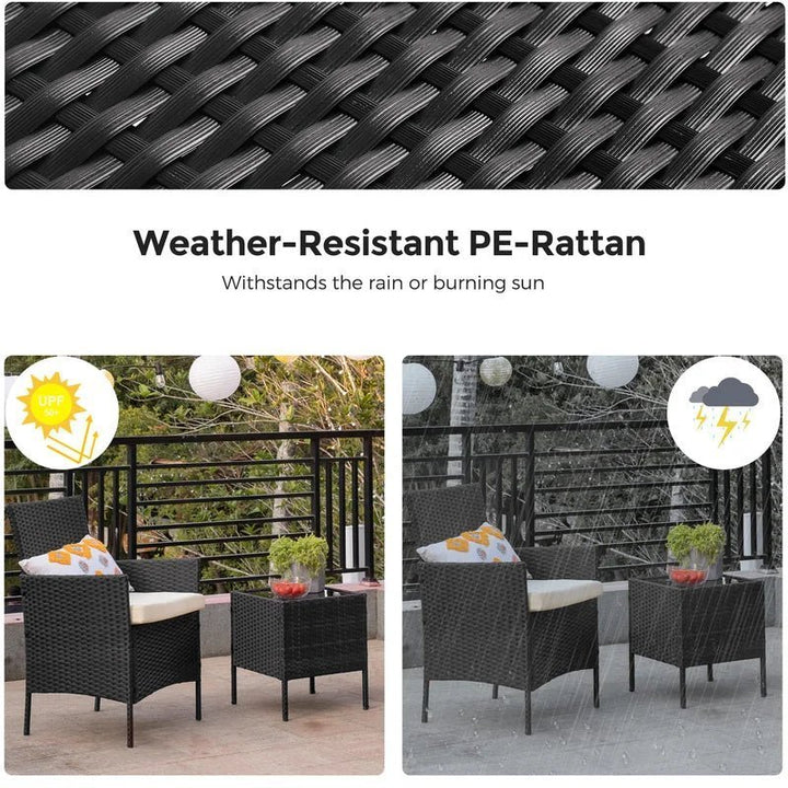 طقم رتان 2 كرسي وترابيزة - اوسكار رتان