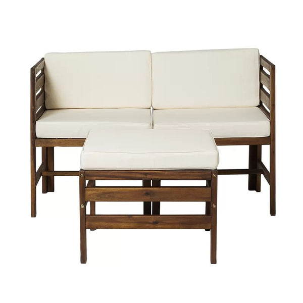 طقم سايبورج كنبة عائلي 2 مقعد و بوف - اوسكار رتان