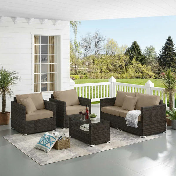 طقم لوفر رتان يكفي 4 افراد - اوسكار رتان