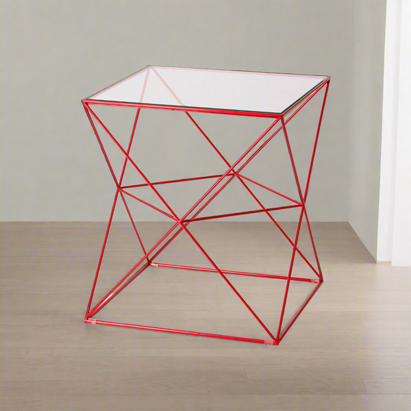 Nillrin side table 50 * 45 glass