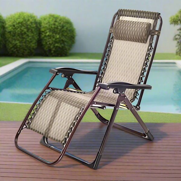 Foldable outdoor lounge chair - SEA-008