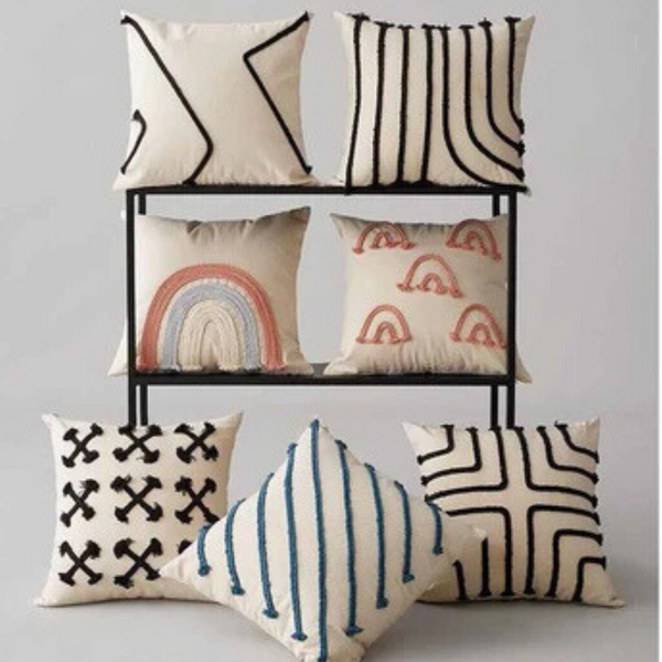 Set of 7 linen cushions - RAZ-137