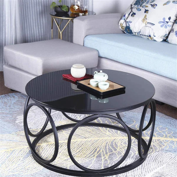 Erika metal steel coffee table with thermal electrostatic paint