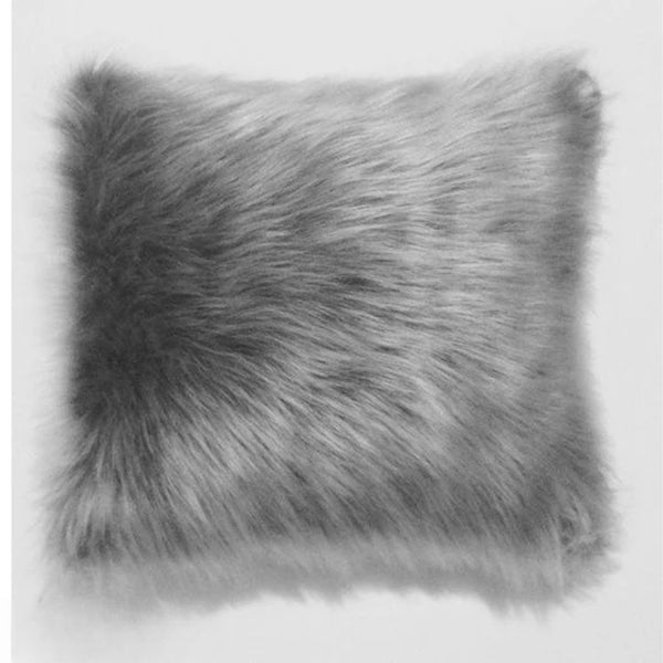 Jolara fur cushion, fiber filler, 45 * 45