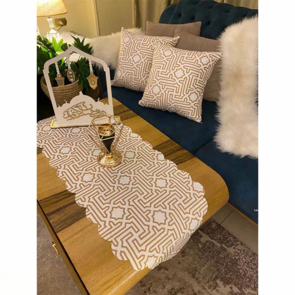 Set of 2 Cushion Covers and Velvet Bedspread - RAZ-182