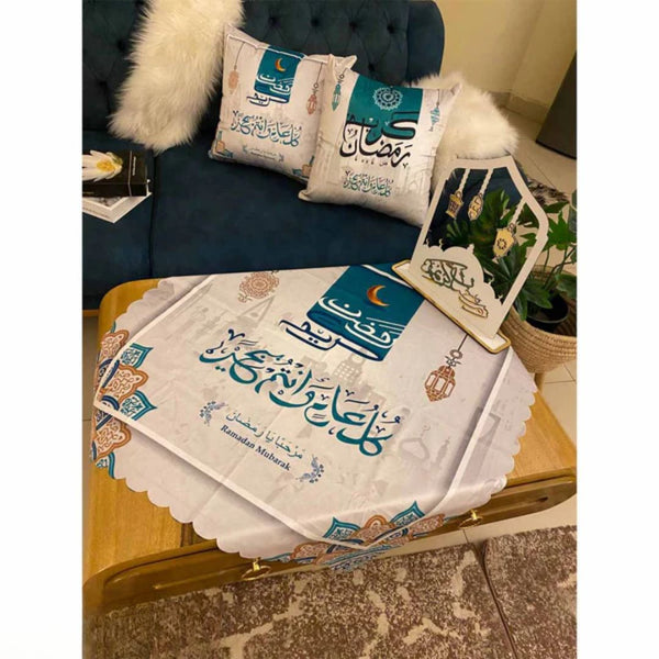 Set of 2 Cushion Covers and Velvet Bedspread - RAZ-190