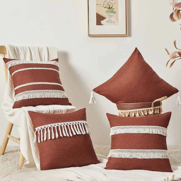 Set of 4 linen cushions - RAZ-133
