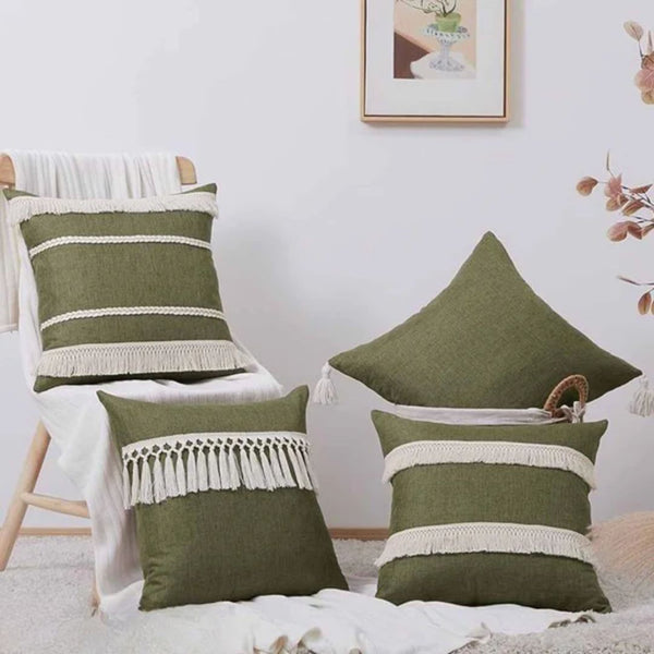 Set of 4 linen cushions - RAZ-179