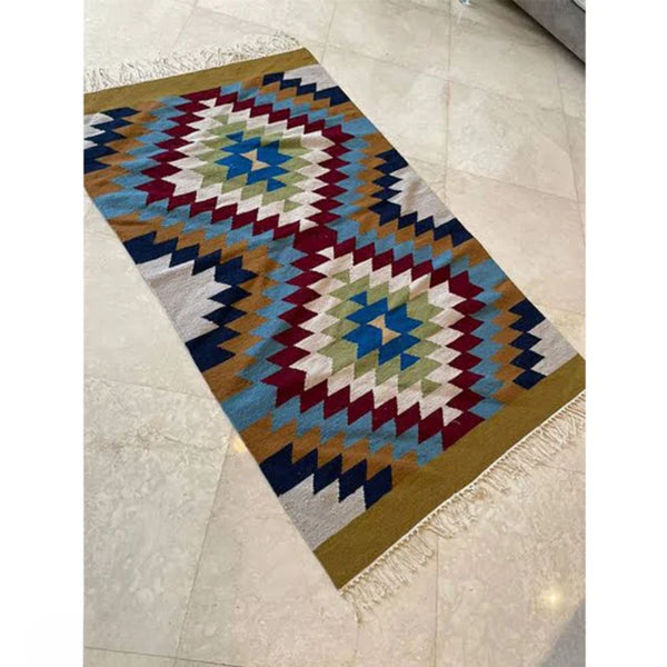Handmade pure wool rug - 200x150cm - LUS-213