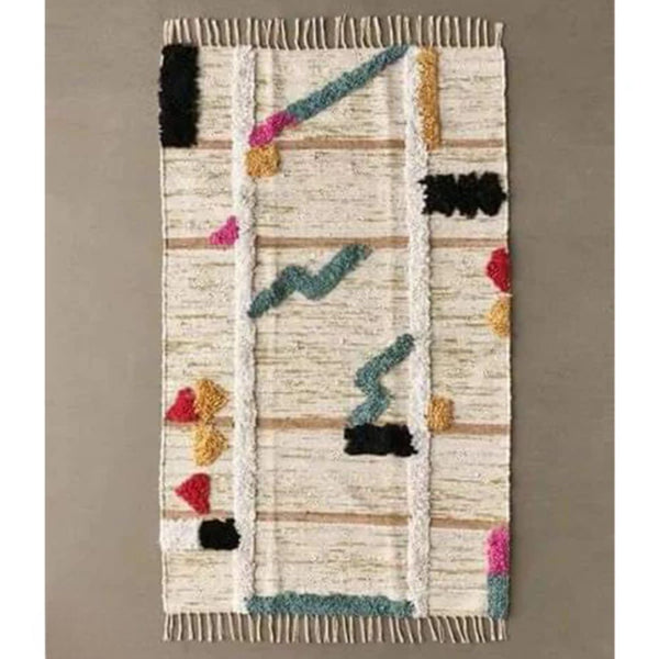 Handmade pure wool rug - 200x150cm - LUS-224