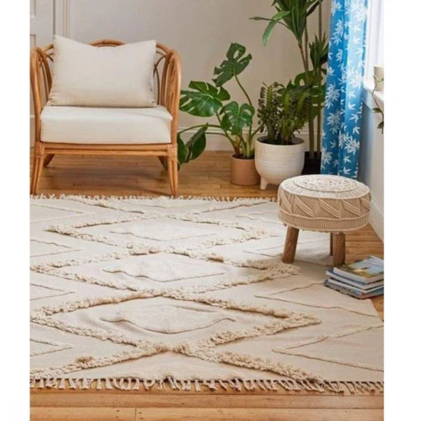 Handmade pure wool rug - 200x150cm - LUS-225