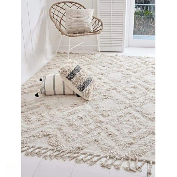 Handmade pure wool rug - 200x150cm - LUS-249