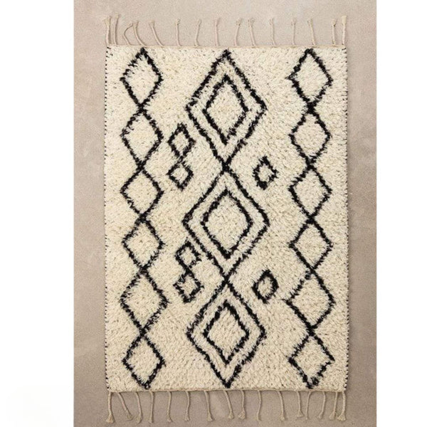 Handmade pure wool rug - 200x150cm - LUS-251