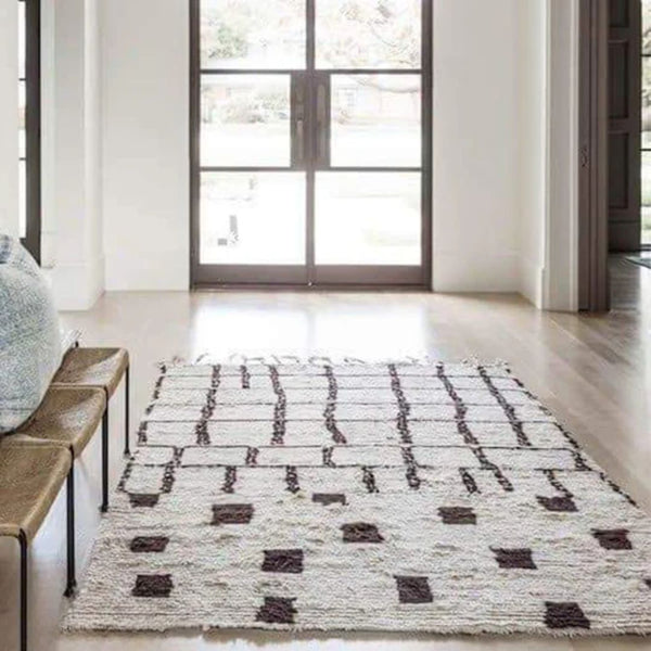 Handmade pure wool rug - 200x150cm - LUS-252