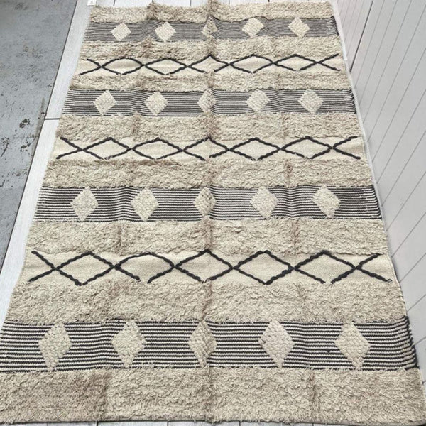 Handmade pure wool rug - 200x150cm - LUS-294