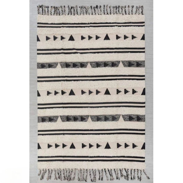 Handmade pure wool rug - 200x150cm - LUS-296